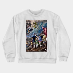 The Martyrdom of St Maurice by El Greco Crewneck Sweatshirt